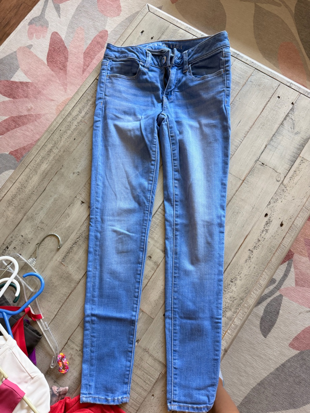 American Eagle Outfitters Light Blue Skinny Jeans